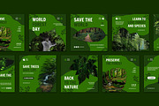 Green Forest Instagram Post, a Social Media Template by CavenArt (Thumbnail 5 of 5)