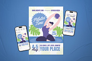 Pilates Class Flyer Set, a Flyer Template by The Good Store (Thumbnail 1 of 2)