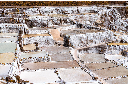 Salt Mines of Maras in Peru, an Architecture Photo by Leonid Andronov