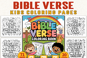 70+ Bible Verse Coloring Book Pages, an Education Illustration by Ink Gallery (Thumbnail 1 of 6)