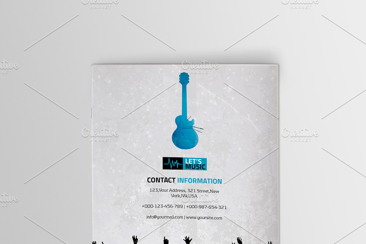 Music Festival Brochure+Ticket, a Brochure Template by SmmrDesign (Photo 20 of 20)