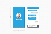 Creative Messaging Business Card, a Business Card Template by NasirGrfx (Thumbnail 2 of 5)