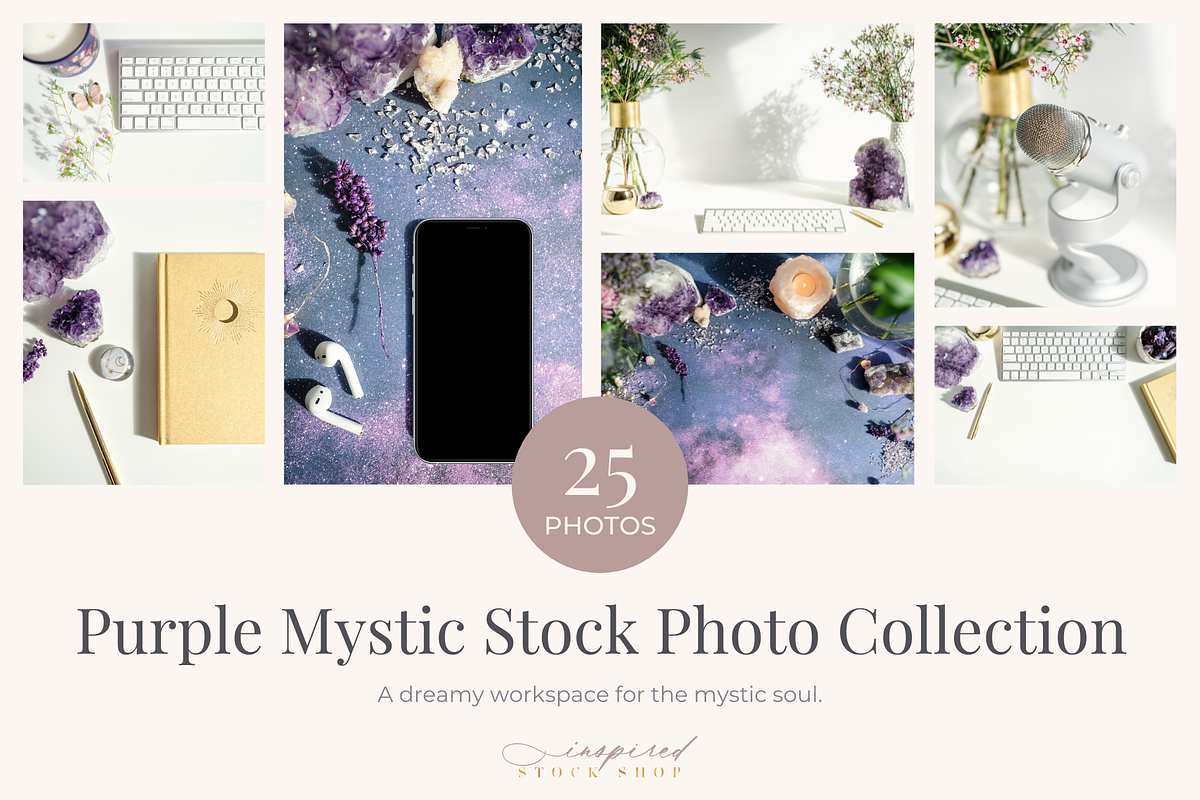 Purple Mystic Stock Photo Bundle, a Business Photo by Inspired Stock Shop (Photo 1 of 7)