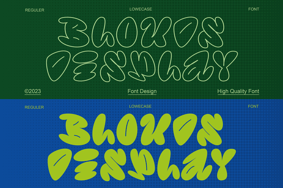 STL Blouds, a Handwritten Font by letrasdegs (Photo 3 of 7)