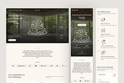 Wellness & Therapy Website UI Figma, an UI Kit Template by peterdraw (Thumbnail 7 of 7)