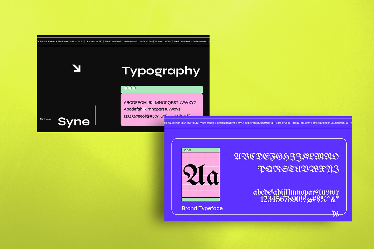 VIBES Neo Gothic Brand Google Slides, a Presentation Template by Dirtytemp Studio (Photo 10 of 11)