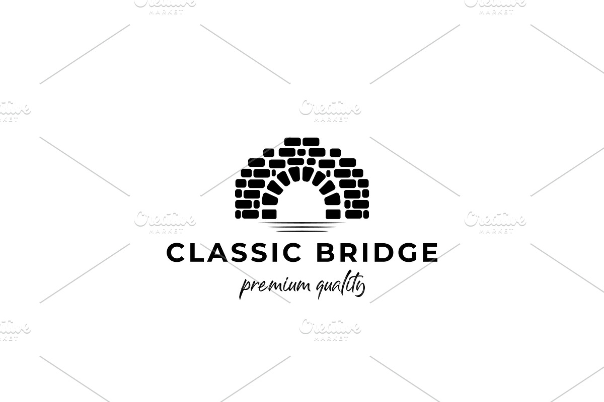Classic Bridge Logo Design, a Branding & Logo Template by AlvinStd