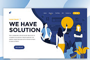 Landing page template on various top, a Food Illustration by Creative Graphics (Thumbnail 9 of 12)