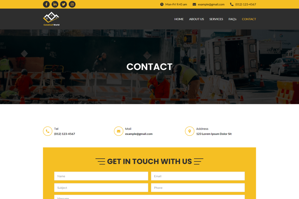 ConstruX World Elementor Kit, a WordPress Template by Techeshta Solutions (Photo 6 of 6)