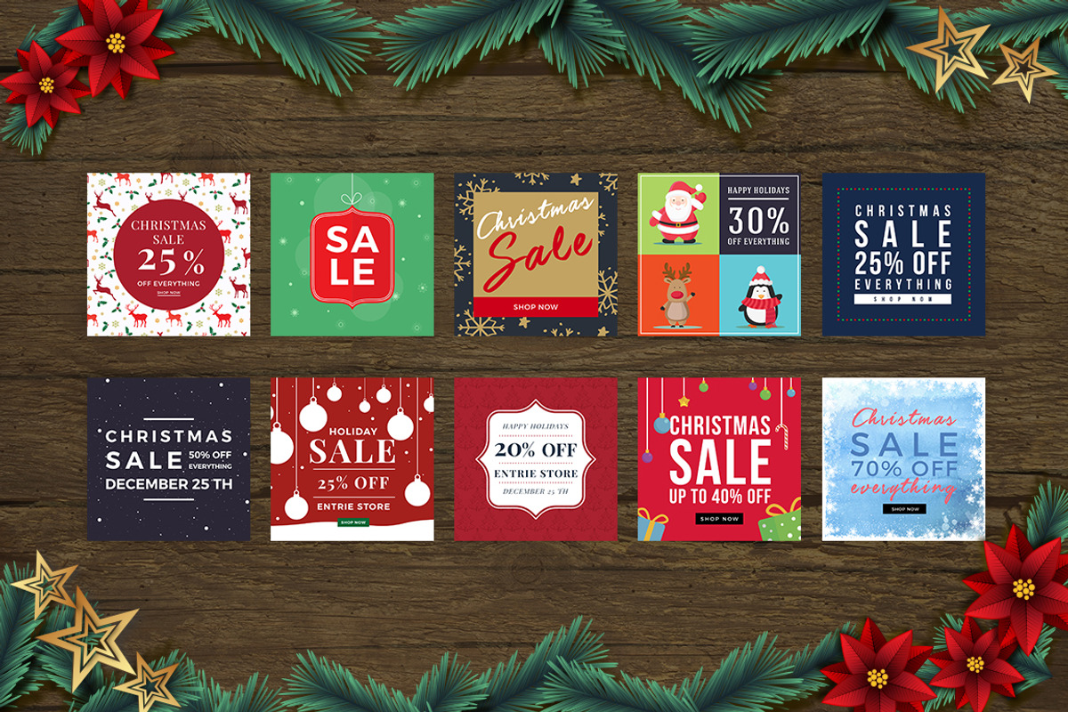 Christmas Social Media Bundle, a Social Media Template by MinimalStudioCo (Photo 15 of 19)
