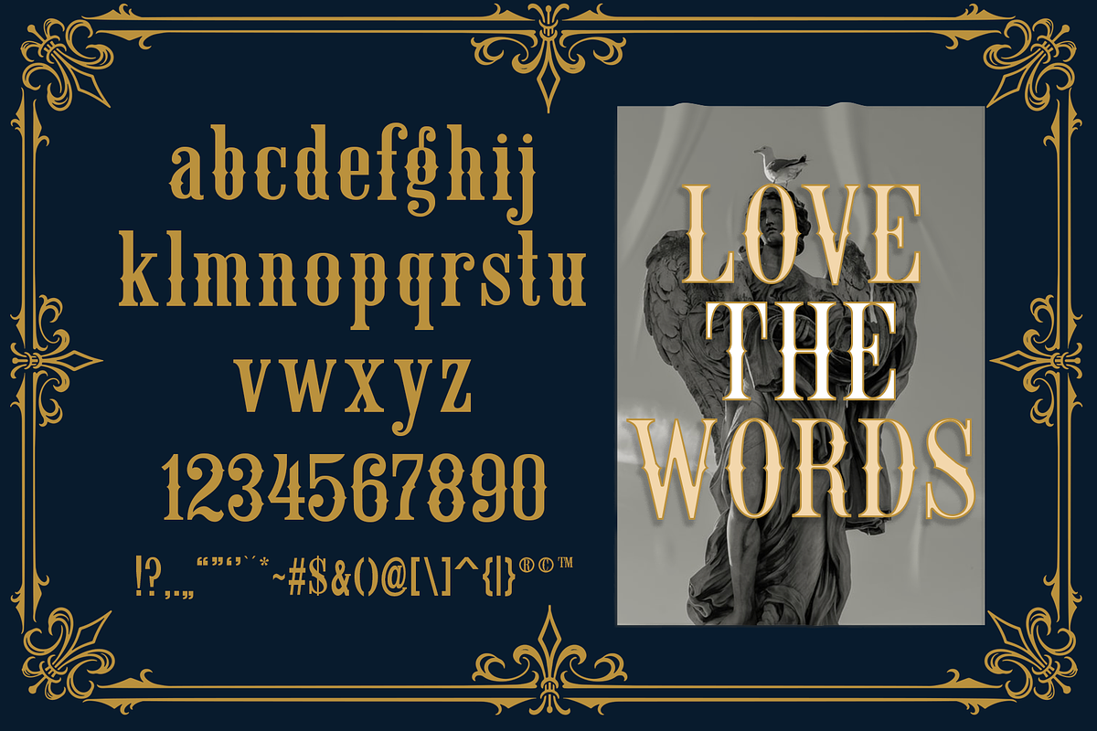 Aniques Blacklleter, a Blackletter Font by dansdesign (Photo 5 of 8)