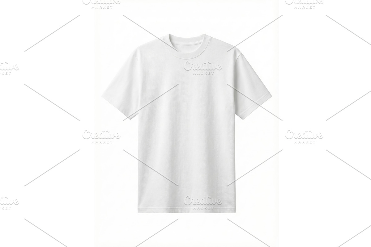 White T-Shirt for Logo, an Object Illustration by CREATIVEDEF