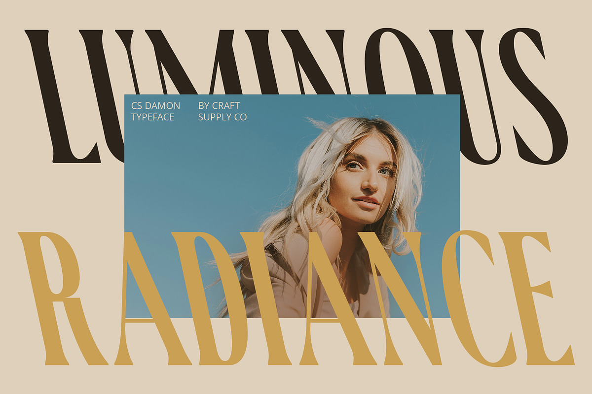 CS Damon – Condensed Font, a Serif Font by Craft Supply Co. (Photo 7 of 8)