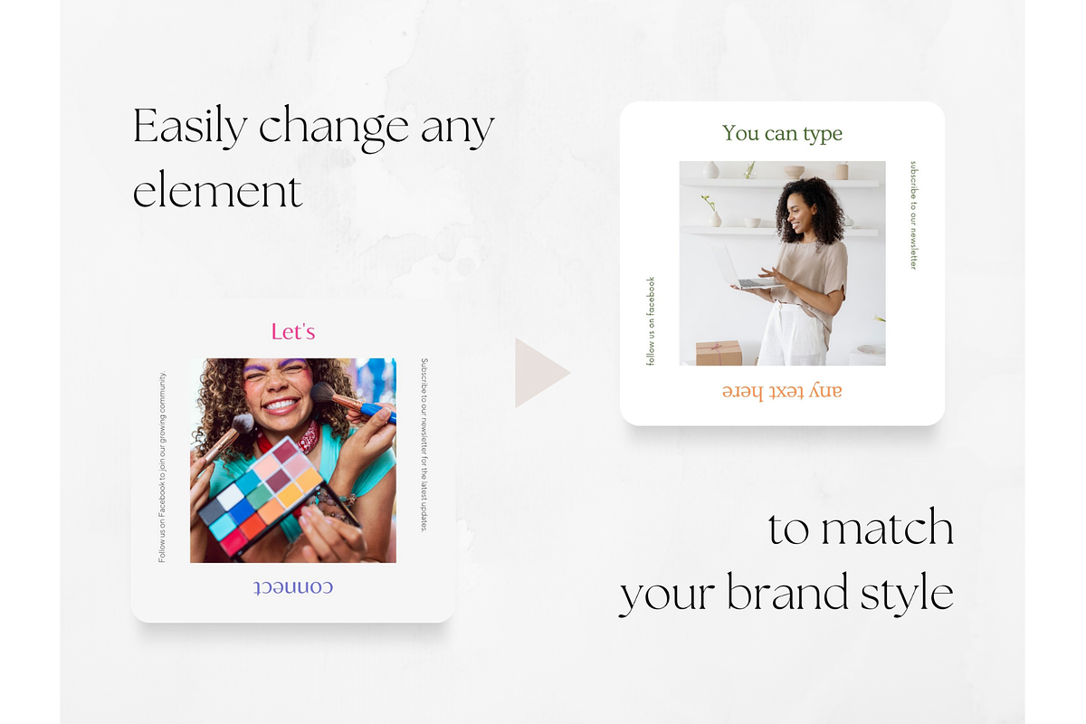 100 Color MakeUp Social Media Posts, a Social Media Template by PatternLab. (Photo 6 of 9)
