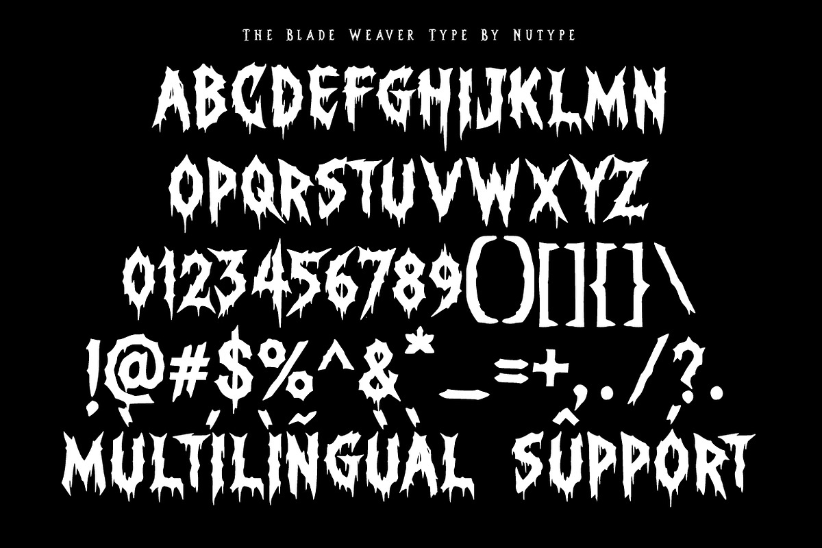 Blade Weaver - Blackletter Font, a Blackletter Font by NuType (Photo 7 of 10)