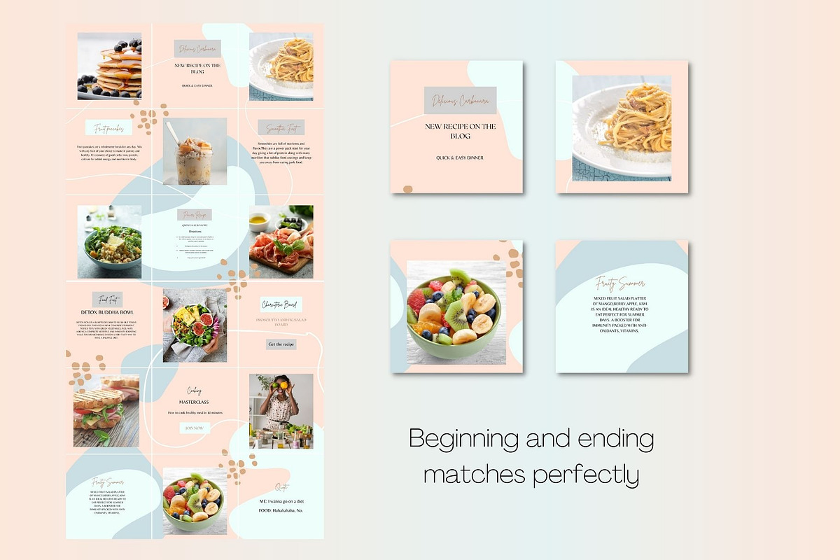 Instagram Puzzle - Food, a Social Media Template by Deepa Template Studio (Photo 4 of 10)