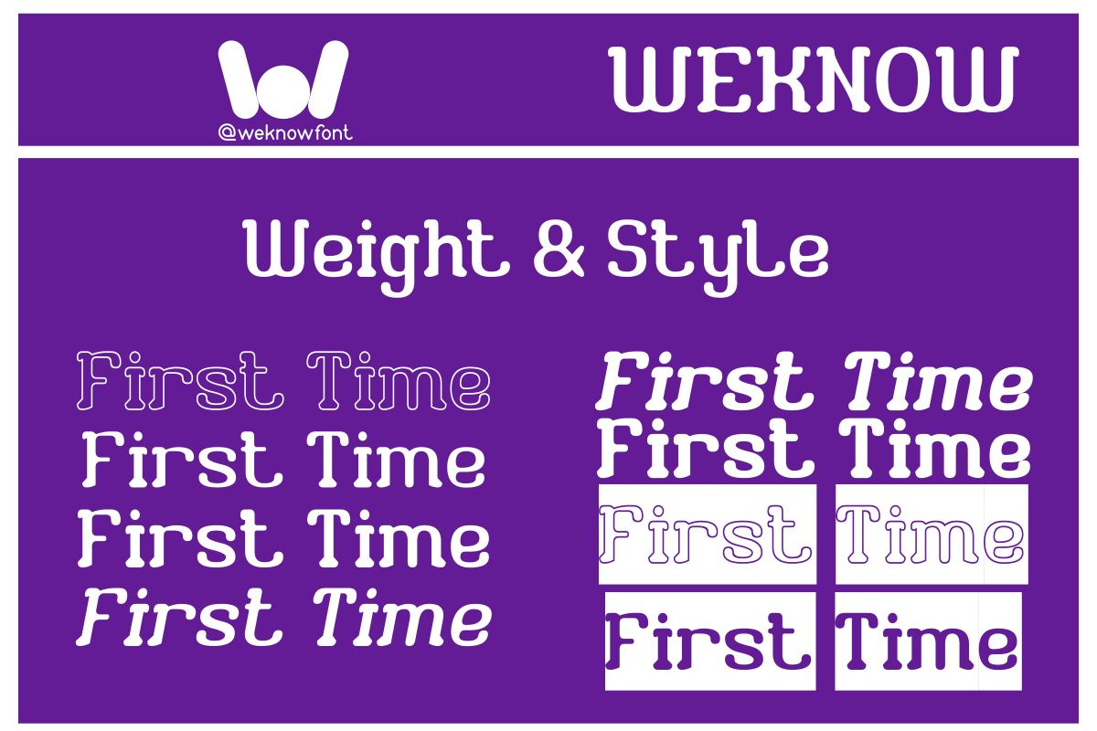 First Time font, a Font by weknow (Photo 7 of 8)