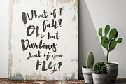 Snowberry - A Hand Painted Font, a Script Font by Angie Makes (Thumbnail 2 of 5)
