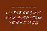 Milesdane; Italic Display Serif, a Serif Font by Eko Bimantara (Thumbnail 9 of 9)