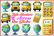 Math Adventures Across the Globe, an Object Graphic by Designs_River (Thumbnail 1 of 13)