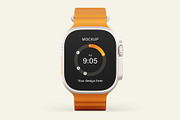 Apple Watch Ultra Mockup Set, a Wearable Device Mockup by ForgeDesign (Thumbnail 5 of 14)