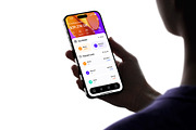 Phone 15 Pro Mockup in Hand, an iPhone Mockup by Asylab (Thumbnail 4 of 4)