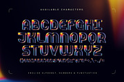 Refraction Ray - Color Bitmap Font, a Sans Serif Font by Gleb Guralnyk (Thumbnail 5 of 5)