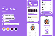 Mazenia - Trivia Quiz Mobile App, an App Template by twinstd (Thumbnail 1 of 5)