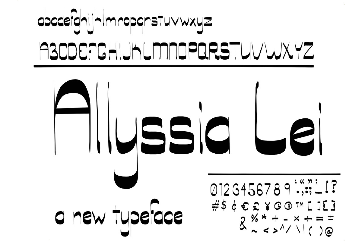 Allysia Lei Sans Typeface w/Contrast, a Sans Serif Font by PageLightStudios (Photo 4 of 4)