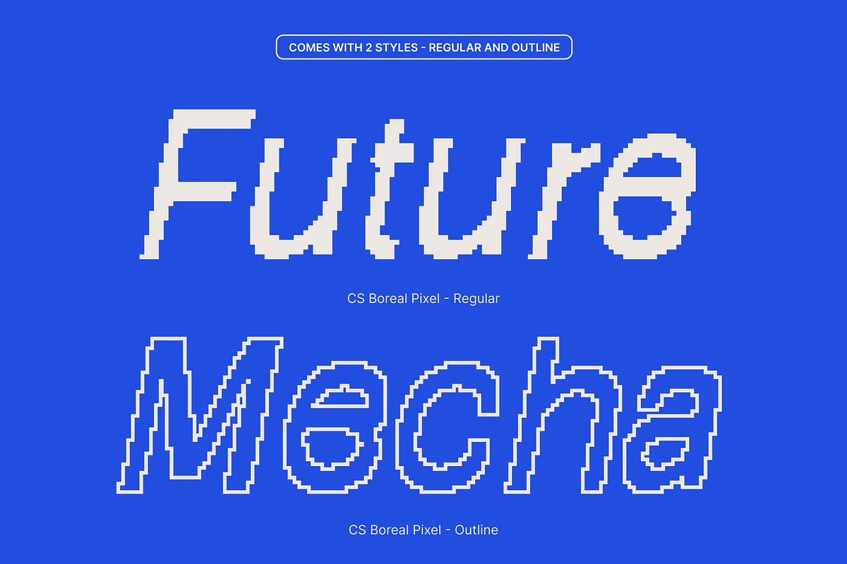 CS Boreal Pixel, a Sans Serif Font by Craft Supply Co. (Photo 4 of 8)