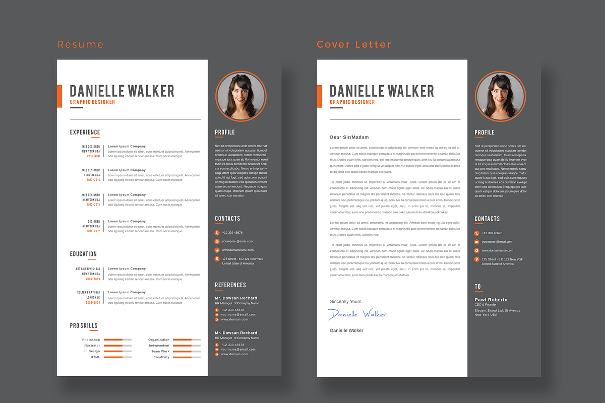 Resume/CV, a Resume Template by Pxl_graphic (Photo 4 of 4)