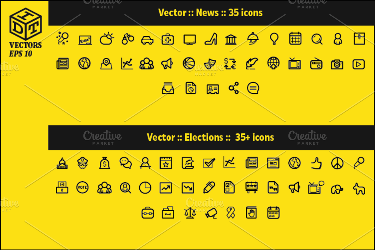 2600+ Vector Icons Pack | Part6 preview 3