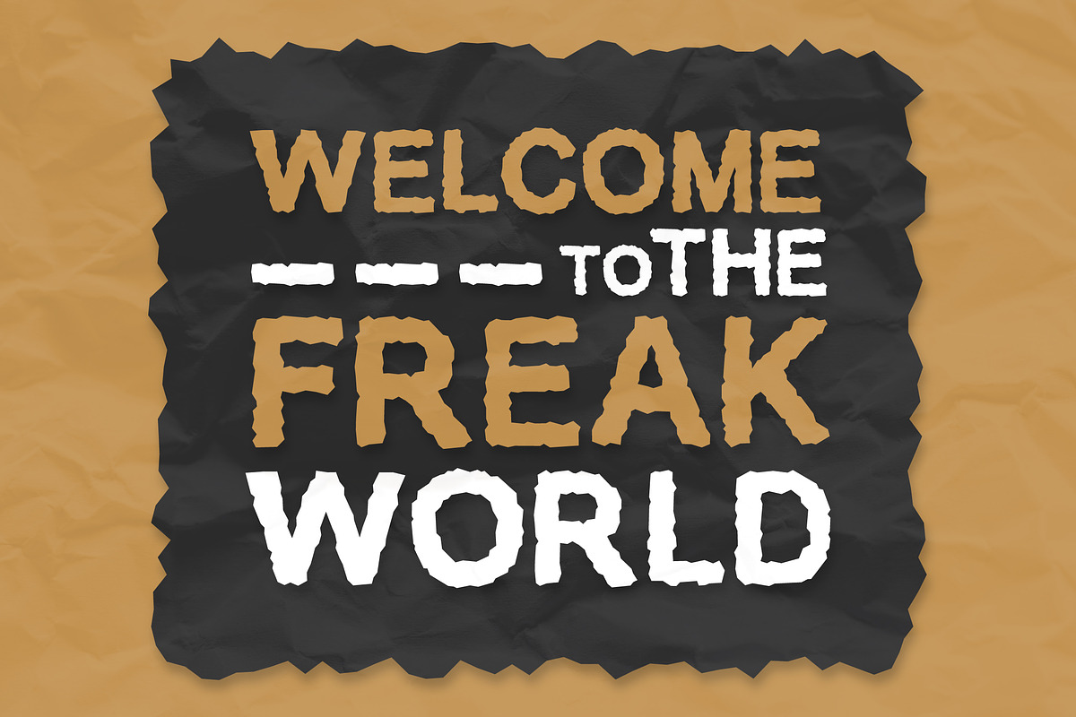 Freak Stone - Display Typeface, a Font by Mily Studio (Photo 2 of 15)