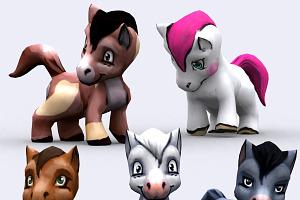 3DRT - Chibii Animals - Pony