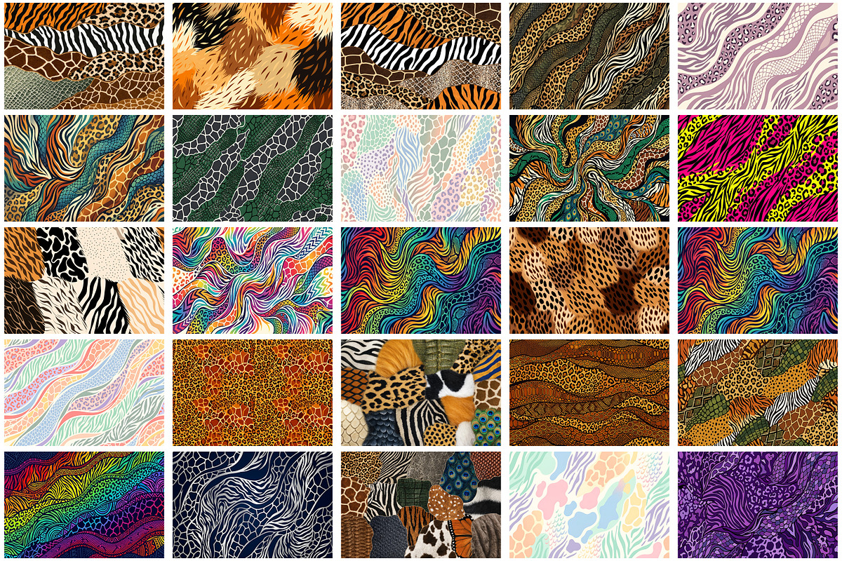 Wildlife Skin Digital Paper, a Background Graphic by Forhadx5 (Photo 3 of 12)
