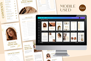 Workbook Beauty Skincare - CANVA, a Templates & Theme by Azruca (Thumbnail 2 of 12)