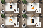 Versatile B Letter 4 Icons Set, a Branding & Logo Template by DesignBox (Thumbnail 1 of 5)