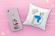 Dogs in Popons - It's all about Love, an Illustration by Zooza Art (Thumbnail 5 of 7)