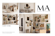 Vintage Frame Mockup Bundle Set of 9, a Household Mockup by Mockup Art Atelier (Thumbnail 7 of 18)