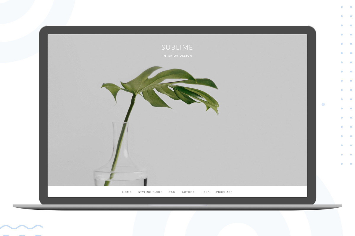 Sublime – Ghost Blogging Theme, a Websites & App Template by Stylesheets.dev (Photo 1 of 7)
