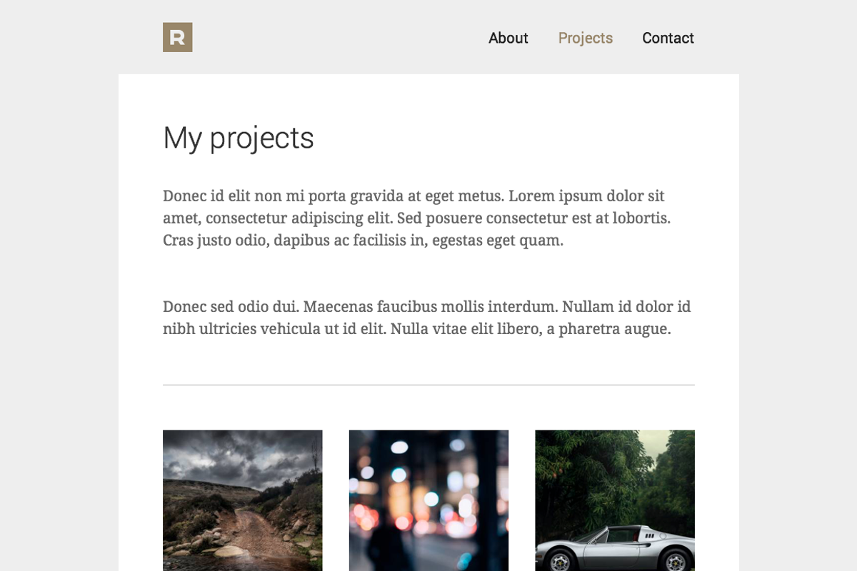 Roon, for Kirby 3.× CMS, a Templates & Theme by Starckio (Photo 3 of 5)