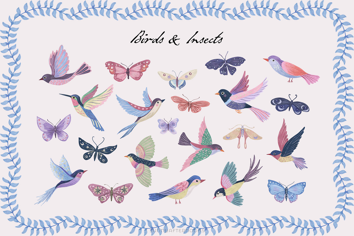 Pastel Celestial Modern FOLK art, a Decorative Illustration by SunnyAfternoons (Photo 5 of 18)