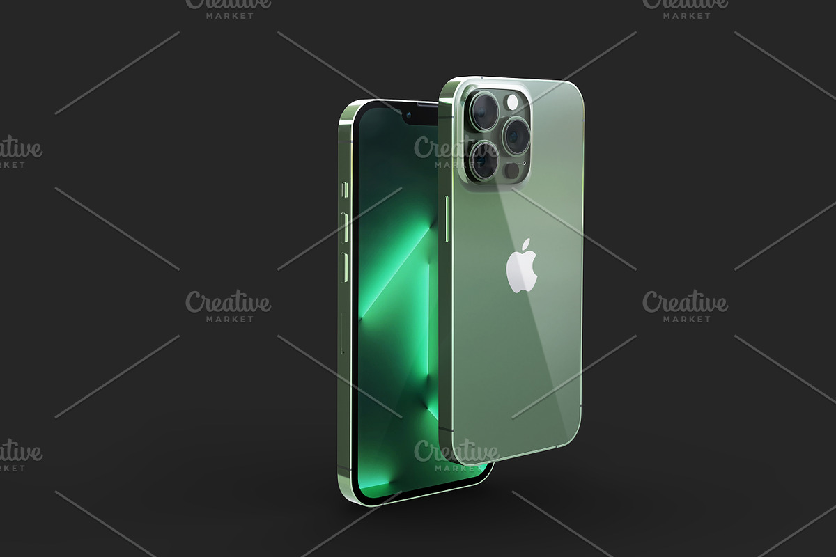 Realistic iphone 13 pro mockup, an iPhone Mockup by Raihan Rahman (Photo 16 of 17)