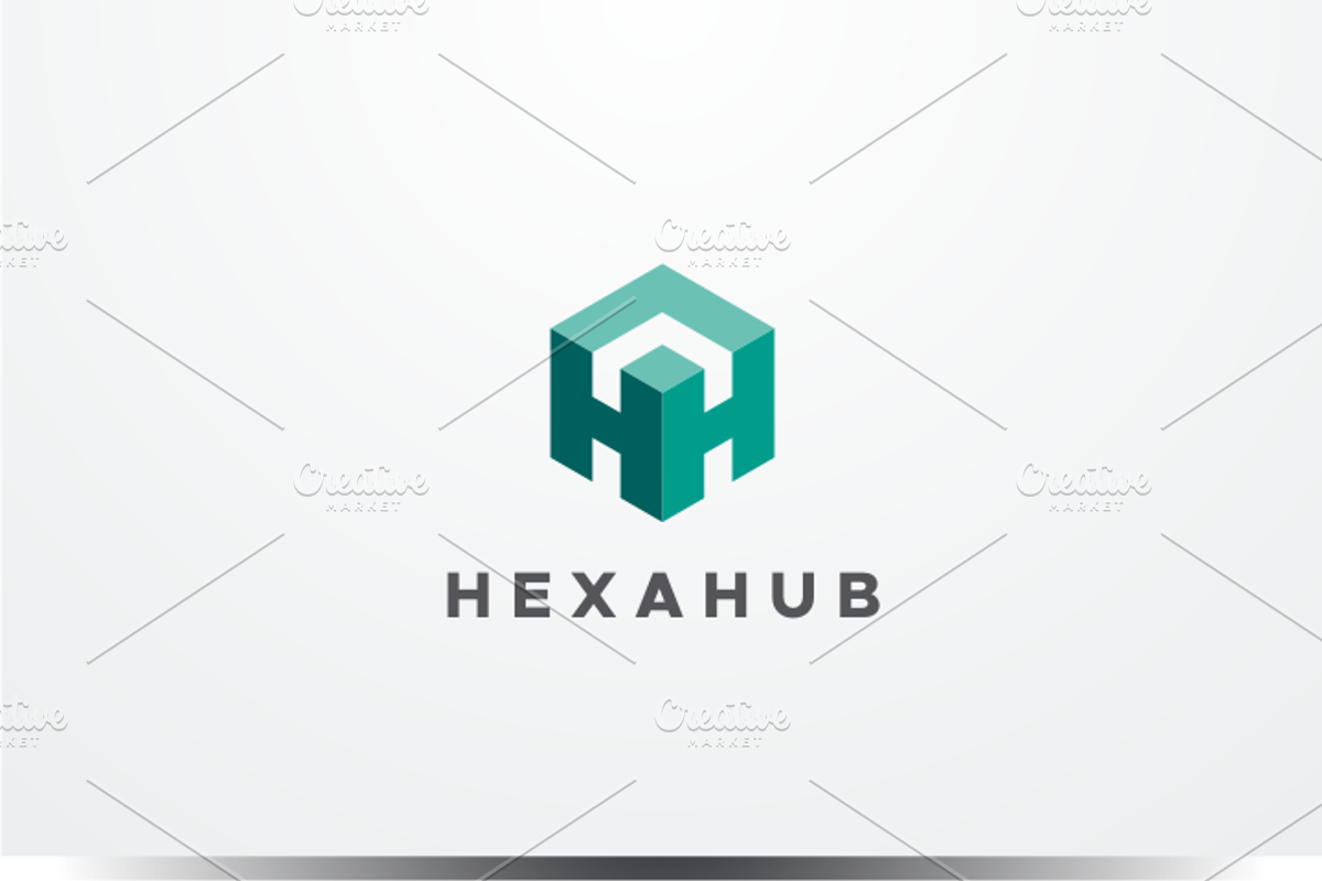 Hexa Hub - Letter H HH Logo Design, a Branding & Logo Template by yopie (Photo 1 of 3)