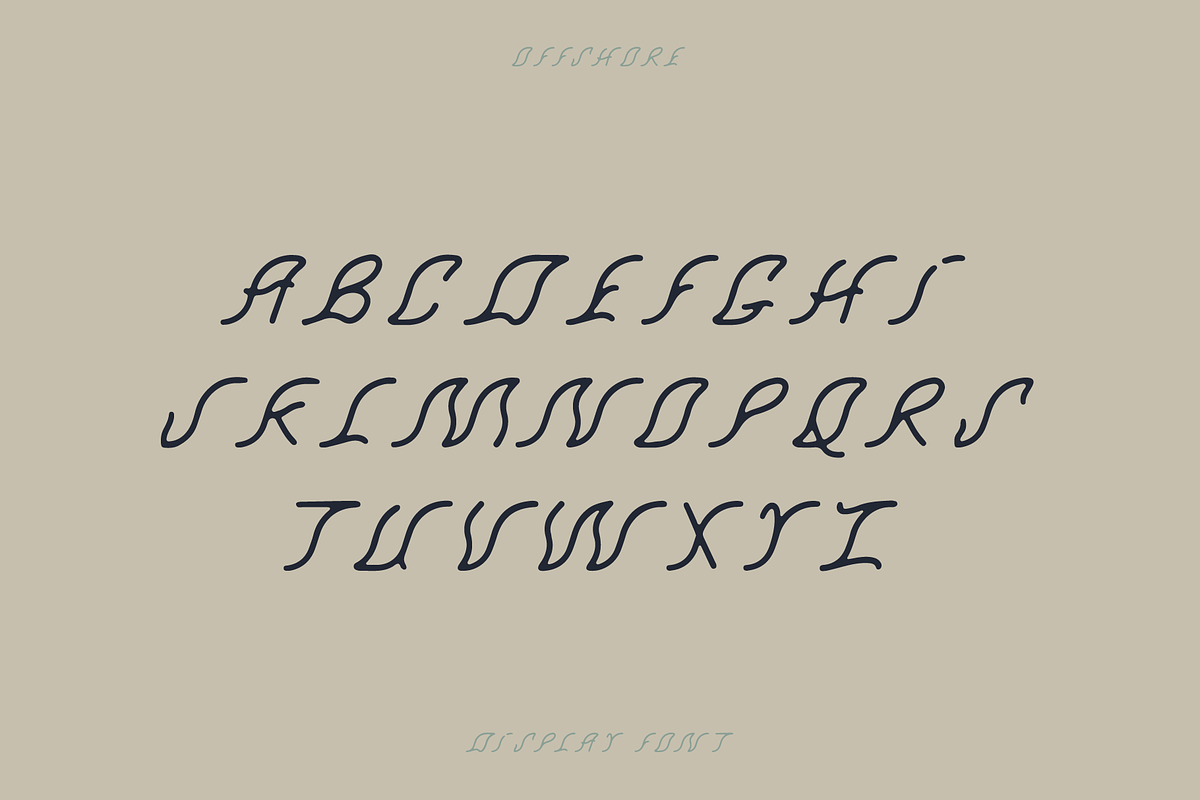 Offshore Display Font, a Font by Studio Alexander (Photo 3 of 7)