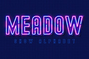 Retro light alphabet cabaret design, an Object Graphic by RevelStockart (Thumbnail 1 of 8)