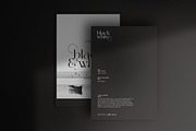 Black & White Stationery Mockup, a Books & Magazine Mockup by CarmineType (Thumbnail 6 of 15)