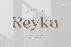 Reyka - Stylish Display Serif