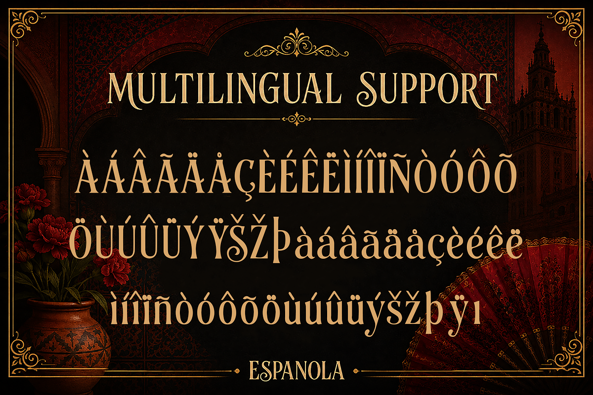 Espanola - Elegant Serif Font, a Serif Font by overlaytemplates (Photo 5 of 5)