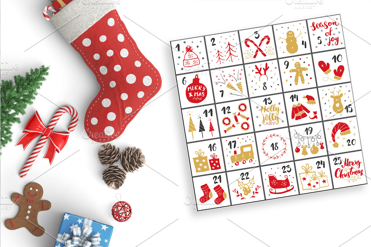 Christmas Advent Calendar v2, a Decorative Illustration by Lemon Workshop (Photo 2 of 5)